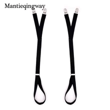 Mantieqingway женская рубашка подтяжки остается подвязки мужские на ногу подтяжки для мужчин складывающийся водоотталкивающий ремень стремя стиль подвязки