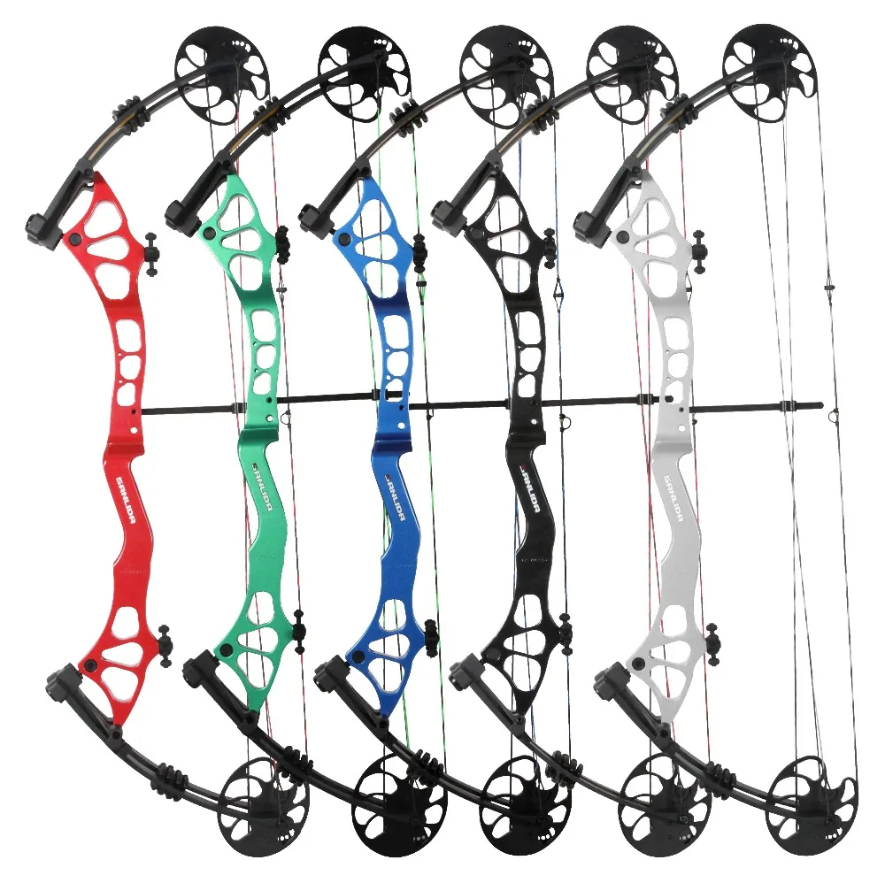 

Sanlida Hero X8 Intermediate Target Compound Bow, 18-32", 35-50LBS, 315 FPS, multi-color, Hunting Shooting Outdoor Sport