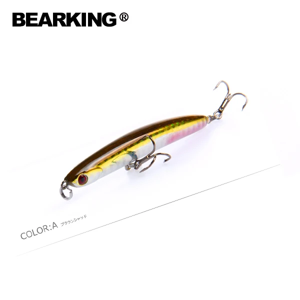 Bearking Retail  hot good fishing lures Popper,minnow quality professional baits 68mm/6.2g,swimbait jointed bait Crankbait