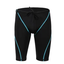 Fina утвержденный купальный костюм высокого качества водостойкий хлор устойчив к гоночным мужские плавательные Джаммеры Мужская одежда для плавания плавки ming