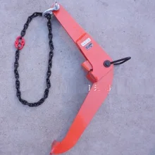 0.6Ton YQC Тип Железный подъёмник бочек для нефтепродуктов зажим, с G80 цепной слинг ведро баррель нефти бак может цепной слинг