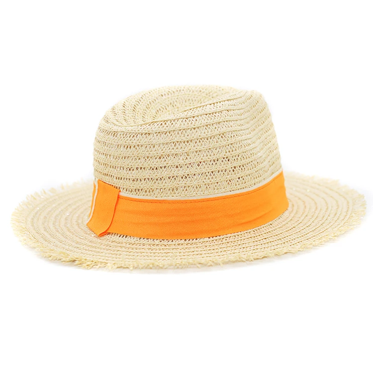 Sombrero Haisum Новая модная плоская Солнцезащитная шляпа женские летние соломенные шляпы с бантом для пляжа головные уборы ярких цветов Chapeau Femme подарок Hn06