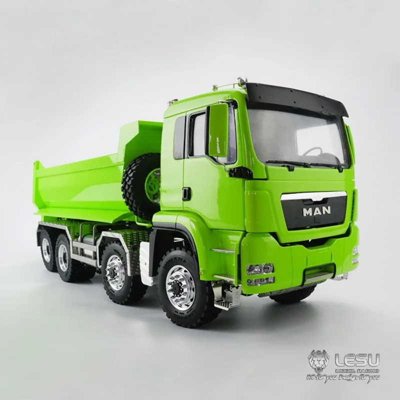 1/14 truck MAN (TGS) 8X8 hydraulic U bucket dump truck model high torque LS-20130016 RCLESU Tamiya dump truck