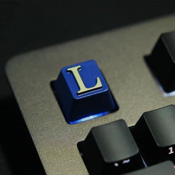 

Aluminum Alloy Keycaps For Merchanical Keyboard L Letter Key Cap Suitable For Cherry Switch Keyboard ESC