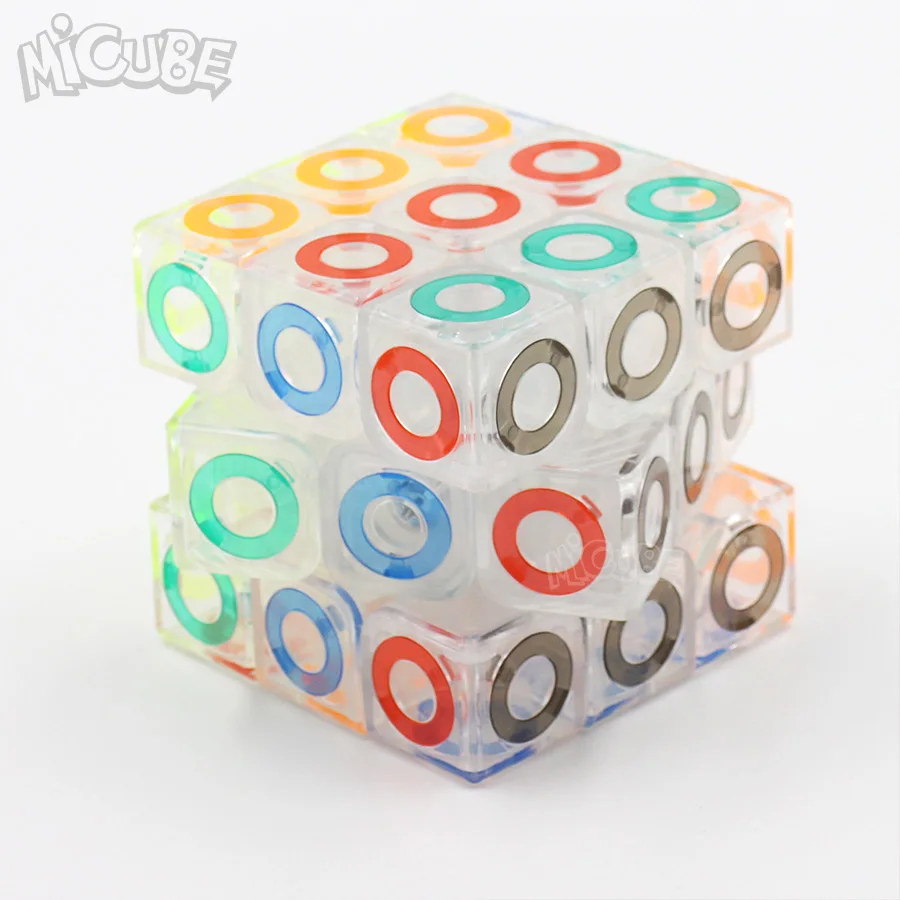 Micube MofangJiaoshi кристалл 3x3 Кубик волшебный кубик ледяной прозрачный скоростной пазл