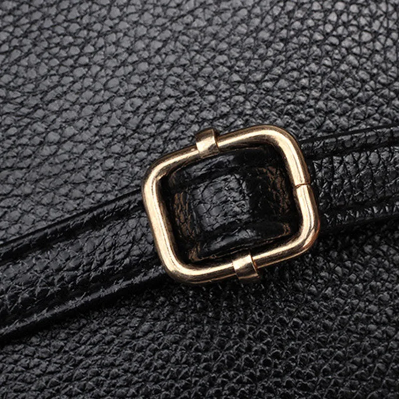 Women Backpack PU Leather Black Female Shoulder Bags Small Ladies Handbags Designer Fashion Girls School Backpack Rucksack BP0185 (8)