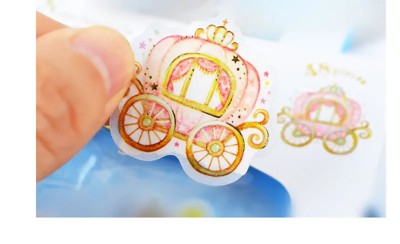 Papelaria Etiquetas Scrapbooking Jamjelly Estética Deriva Garrafas Planejador Kawaii Stickers Q-lia Filofax Coreano 48 Pçs - Set 11 High Quality Material escolar e de escritório