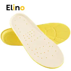 Детские стельки Elino, латексные Дышащие стельки для обуви, впитывающие пот вкладыши для обуви, подушка для спорта, бега, Детские стельки для