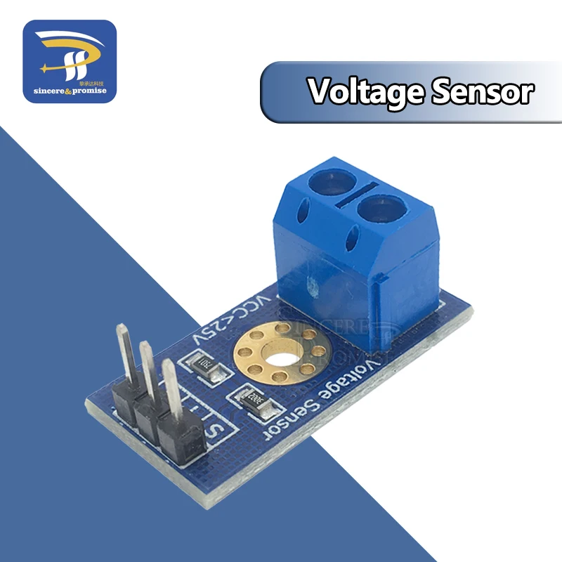 

Smart Electronics DC 0-25V Standard Voltage Sensor Module Test Electronic Bricks Smart Robot for arduino Diy Kit