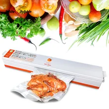 Бытовой пищевой вакуумный упаковщик Китай запайки сохранение свежести продуктов упаковочная машина вакуумный упаковщик 15 шт мешки