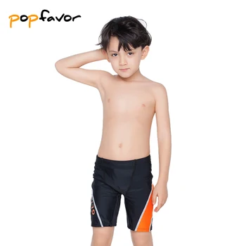 

POPFAVOR Brand Children Trunks Black Kids Swimwear Cute Boy Swimming Trunks Sunga Swimsuit Boy's Clothing Swimming Shorts
