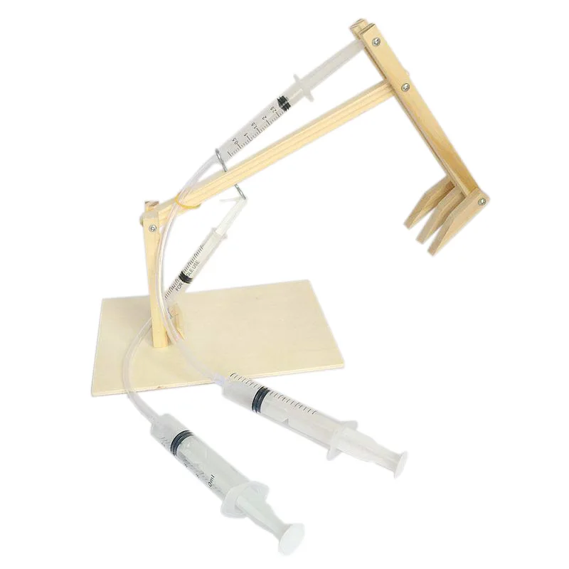 

DIY Mini Wooden Excavator Car Model Handmade Kit Children Learning Educational Model Kids Gifts Physical Science Experiments Toy