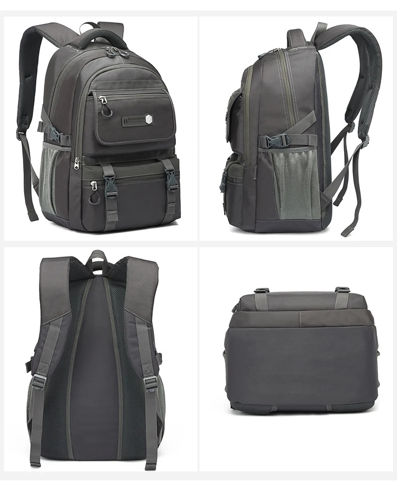 Новая Водонепроницаемая оксфордская Мужская школьная сумка, средняя Студенческая школьная сумка, большая вместительность, рюкзак для путешествий, ноутбук, сумка для отдыха