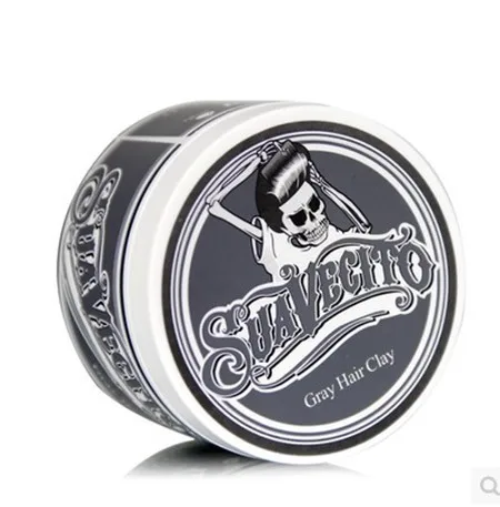 

Suavecito Stereotypes wax hair wax hair color cream men hair gel strong modelling finalize the gray/white mud oil no original2