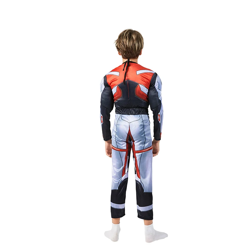 Дети Marvel 4 Endgame Advanced Tech Quantum Realm Muscle Dress Up Хэллоуин Косплей Карнавальный костюм для