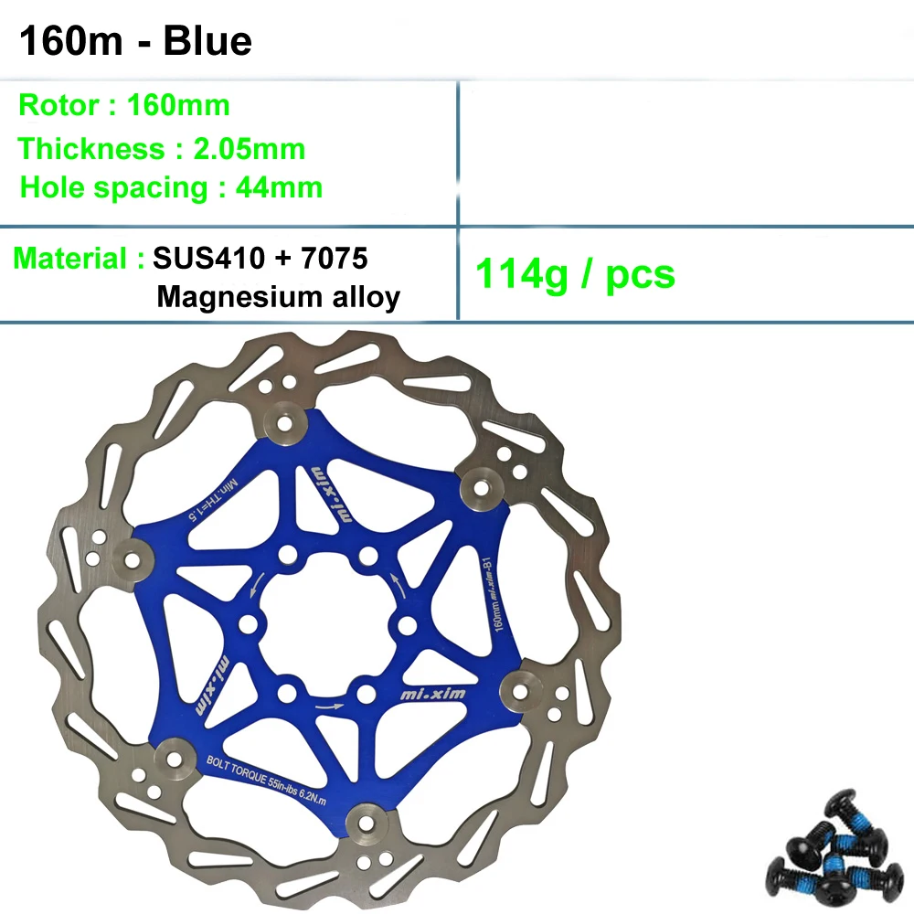 160mm - Blue