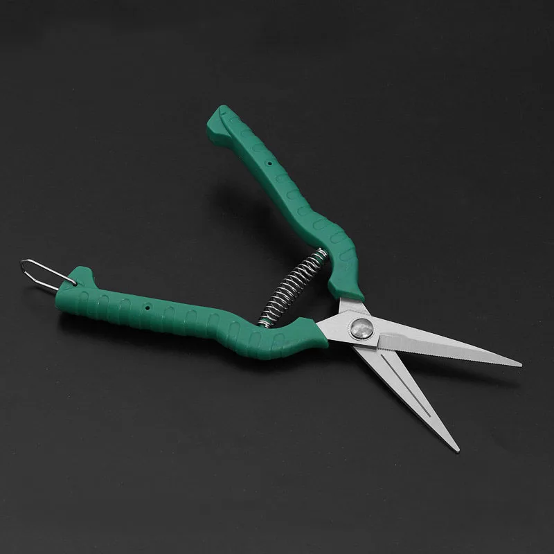 

green Gardening Pruning Scissors Garden Pruner Secateurs Flower Cutters Bush Plant Bonsai Grape Flower Shears Scissors