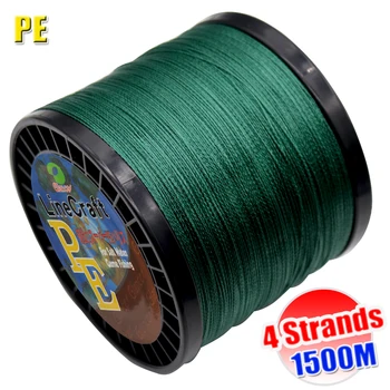 

PE Braided Fishing Line 4 Strands 1500m Super Strong Japan Multifilament PE Braid Line 8LB 10LB 20LB 30LB 40LB 100LB 120LB 140LB