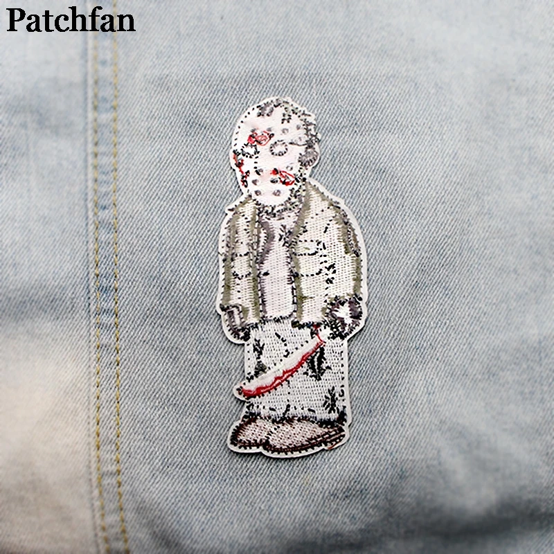 Patchfan Friday the 13th DIY Вышитые нашивки пришить УТЮГ НА одежду рюкзак шляпа украшения дома наклейки значки A2091