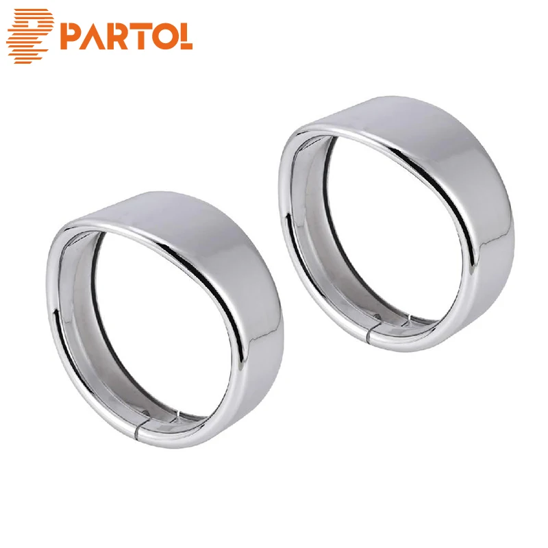 Partol 4 5 &quotмотоцикл вспомогательные огни отделка кольцо козырек для Harley Davidson 06 16