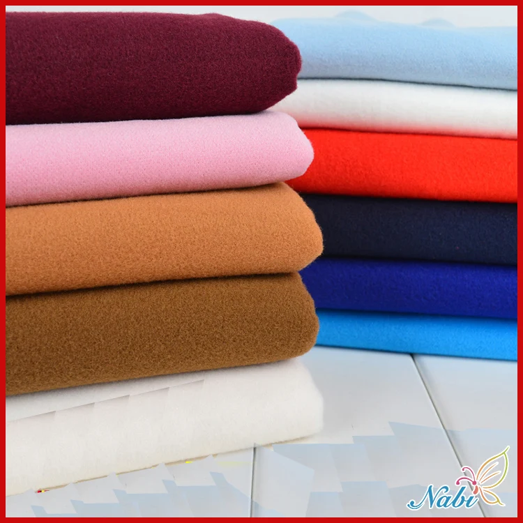 

New arrival 50*150cm sanding Woolen cashmere thick fabric for winter coat DIY Artificial wool sewing fashion apparel fabric