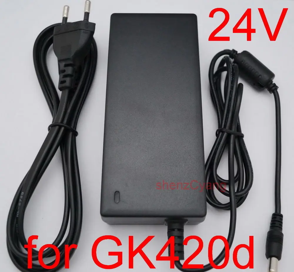 

1PCS High quality IC solution AC / DC 24V Power Supply For Zebra GK420d GX420d GK420t GK420t Printer Adapter EU /US /UK /AU Plug
