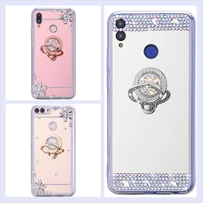 Роскошный зеркальный ТПУ чехол для Huawei mate 30 lite 20 pro Honor 10 Lite 9X 9 8 8A 8S 8C 8X 7A 7C Pro Y5 Y6 Y7 Prime
