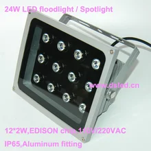 CE, IP65, высококачественный наружный светодиодный прожектор 24 Вт, светодиодный прожектор, DS-TN-05-24W, 110 В/220В переменного тока, 2 года гарантии, 12X2 Вт