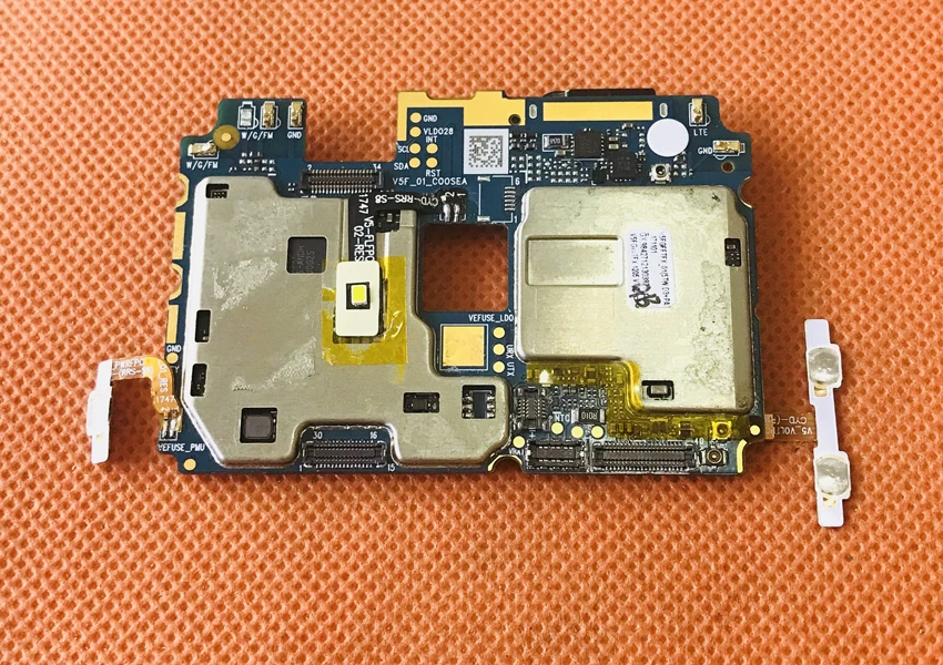 Б/у оригинальная материнская плата 4 Гб ОЗУ + 64 ПЗУ для VKworld S8 MTK6750T Octa Core Бесплатная