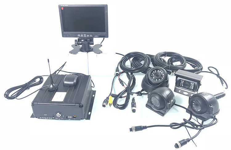 Áudio e Vídeo Kit de Monitoramento de Monitoramento do Canal Genuína Direto Lote Cartão 256g hd 4 3g Gps Caminhão Engenharia Veículo - Ônibus sd 11 Genuína direto lote cartão SD 256G HD