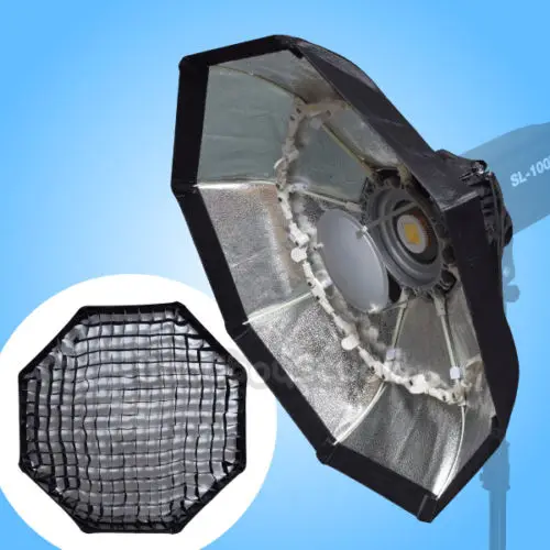 

70cm SILVER Portable Honeycomb Grid Beauty Dish Softbox for Broncolor Impact Strobe (B)