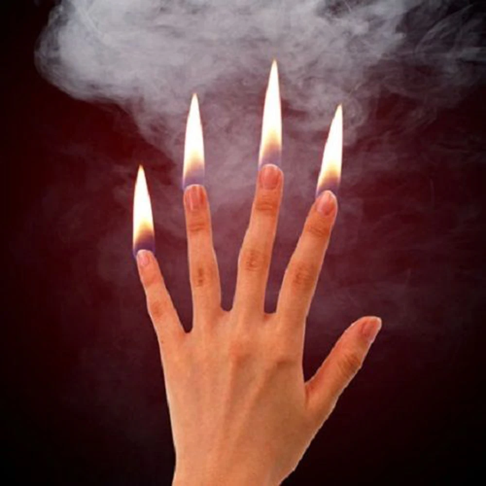 1 шт. забавная Новинка волшебный светильник для большого пальца мигающие пальцы магический трюк реквизит удивительные светящиеся игрушки для детей подарки на Хэллоуин