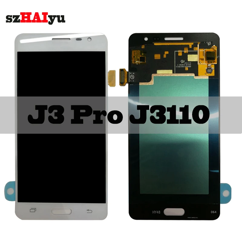 

SZHAIYU Touch Screen Digitizer For Samsung Galaxy J3 Pro J3P J3110 LCD Display 1280x720 5.0'' AMOLED LCD