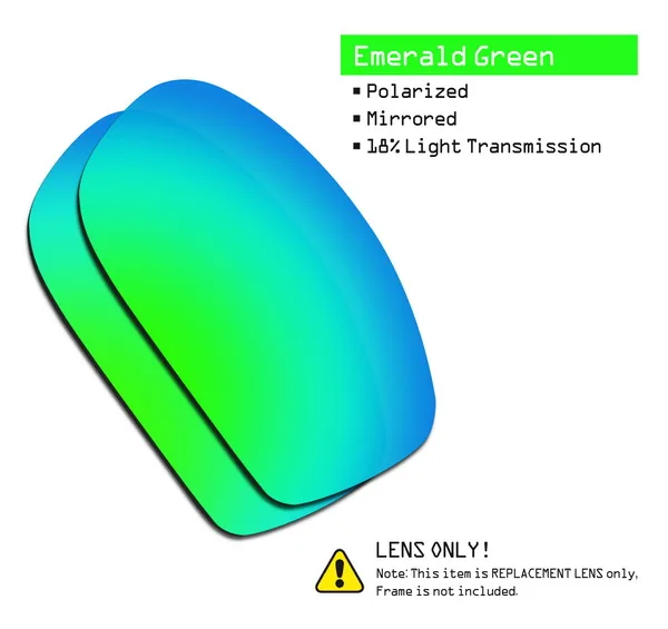 SmartVLT поляризованные Сменные линзы для солнцезащитных очков в квадратном стиле от oxley Fives-несколько вариантов - Цвет линз: Emerald Green