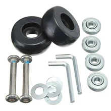 Практичный 2 комплекта чемодана для багажа Сменные колесики с осями Deluxe Repair Tool OD 40 мм