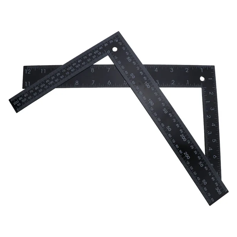 

Wota New 200X300mm Square Metal Angle Measuring L-Shape Precision Double-sided SAE and Metric Scale-Standard Shipping
