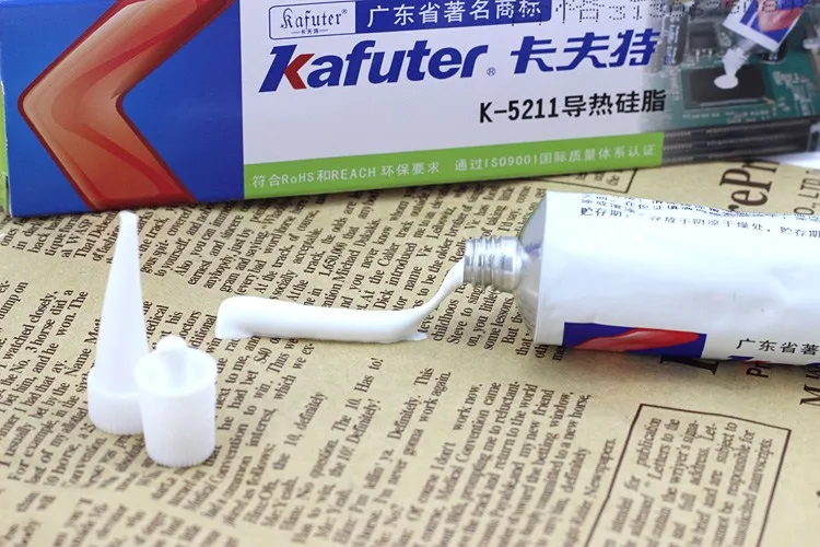 Kafuter K-5211 термопаста Процессор не лечить термопаста 1,2 теплопроводность белый 100 г