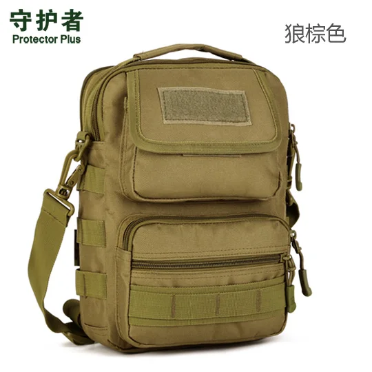 Тактическая защитная сумка на плечо плюс K302 спортивная сумка камуфляжная нейлоновая Военная уличная походная сумка Ipad сумка - Цвет: Khaki