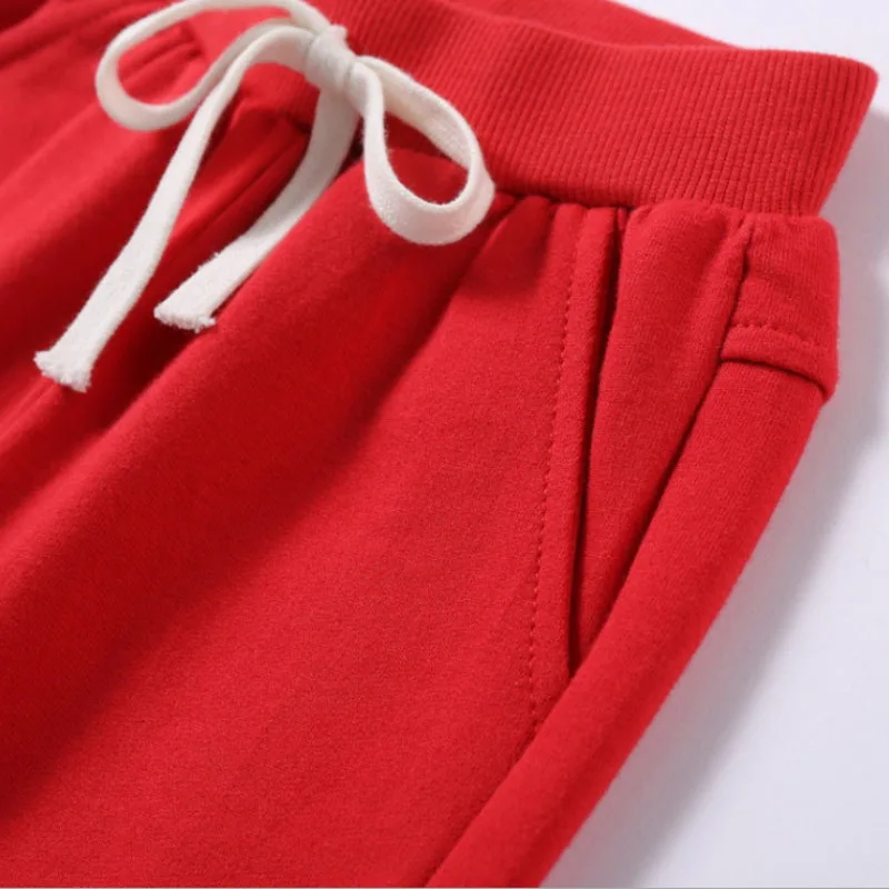 Children's Shorts Solid 8 Colors Kids Trousers Cotton Pants For Boys & Girls Summer Beach Loose Retail Shorts 80-150 boys shorts
