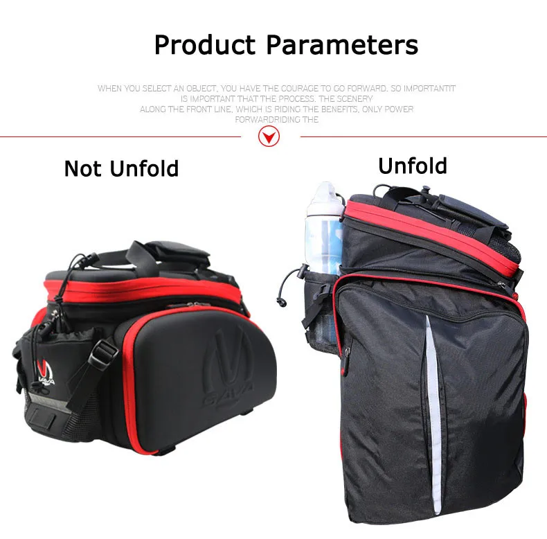 Discount SAVA Bicycle Trunk Pannier Bag Cycling Bag 35L Bicycle Luggage bags Bike pannier Rear Mountain bike bag Bike Packing fietstassen 7