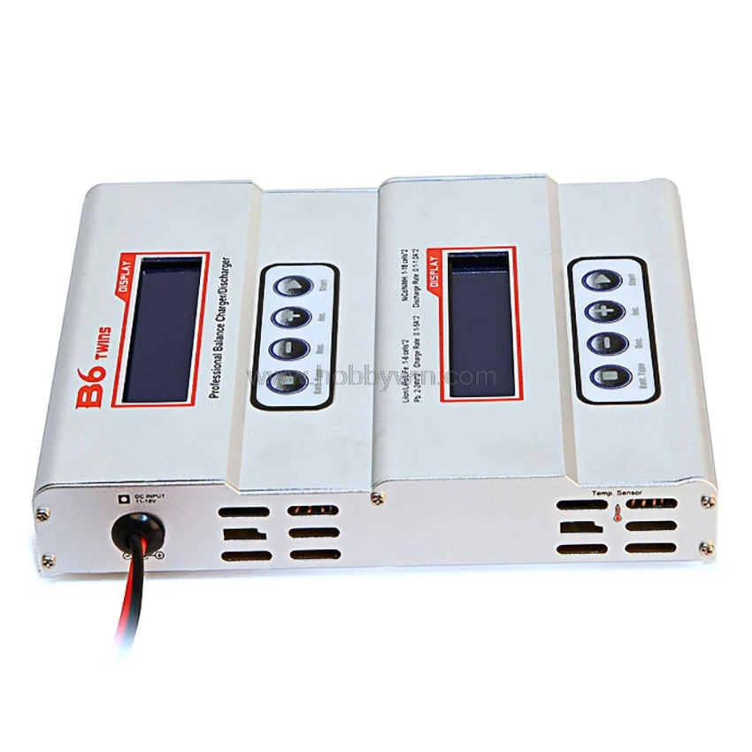 Умное балансирующее зарядное устройство ImaxRC B6 Twins 50 Вт x2 для аккумулятора RC NiMH NiCD