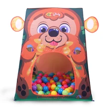 Медведь палатка детская игрушка палатка игровая дом ребенка океан мяч волна играть дома игры на открытом воздухе мат прекрасные дети палатка подарок