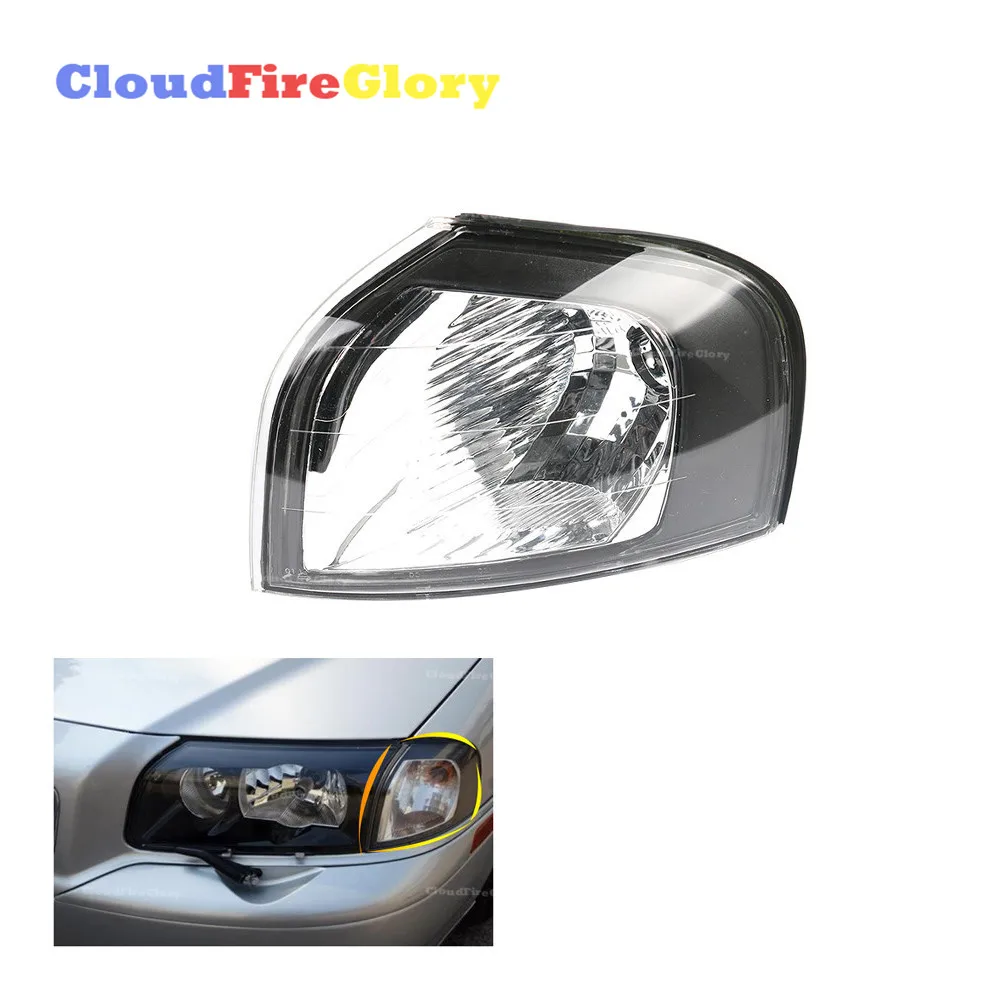 

CloudFireGlory For Volvo S80 1999 2000 2002 2005 2006 Front Left Side Turn Signal Indicator Corner Light Lamp NO Bulb 30655422