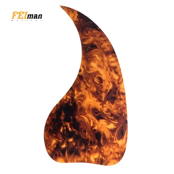 Pleroo guitar parts Acoustic Guitar Pickguard Quality Self-adhesive J45 Style Pick Guard Sticker For 40 41 Size guitarra professional guitar accessories drop bird shaped pickguard folk acoustic self adhesive pick guard sticker scratch plate