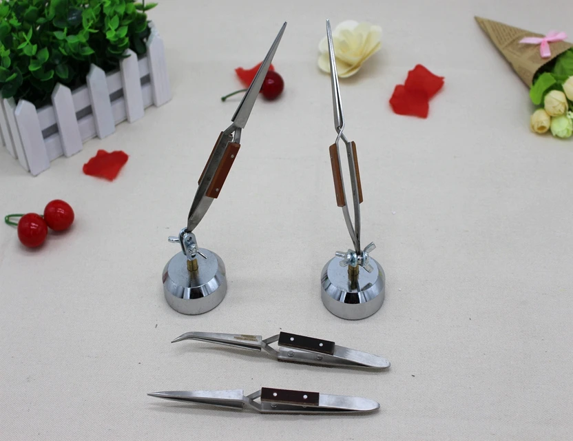 

Free Shipping Curved Straight Welding Tweezer Soldering Tweezer for Handcraft