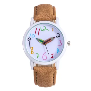 

Unisex Fashion Faux Leather Band Women Men Dial Analog Quartz Watch Casual Sport Wrist Watches Drop. 2.27