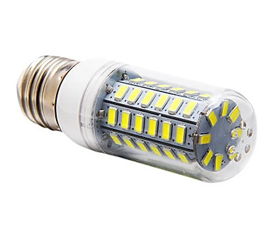 

Светодиодные круглые лампы HRSOD 5 шт. E26/E27 12 Вт 56 SMD 5730 1200 лм, теплый белый/холодный белый свет, лампы-кукурузы AC 110 В или 220 В