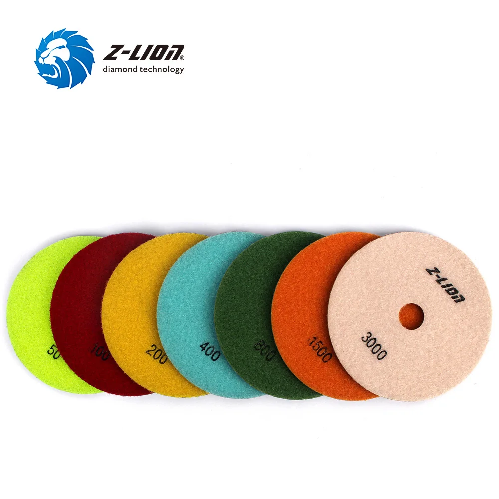 Hohota 8 Pz 5 Pollici 125mm Tamponi Diamantati For Lucidatura Kit - Foto 8