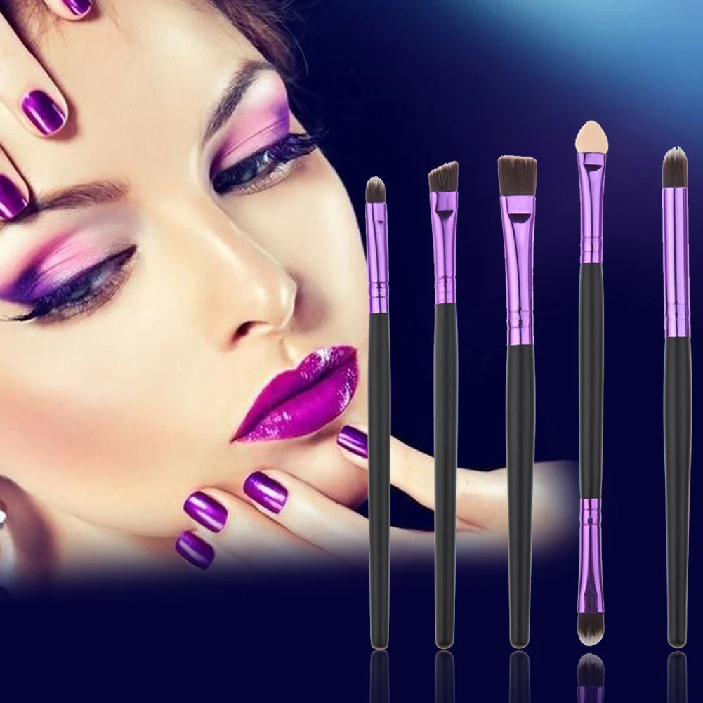 

6pcs Pro Makeup Brushes Makeup Cosmetic Brushes Set Cosmetics Eyeliner Eyeshadow Eye Shadow Foundation Blending Brushes