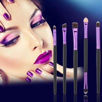 

6pcs Pro Makeup Brushes Makeup Cosmetic Brushes Set Cosmetics Eyeliner Eyeshadow Eye Shadow Foundation Blending Brushes